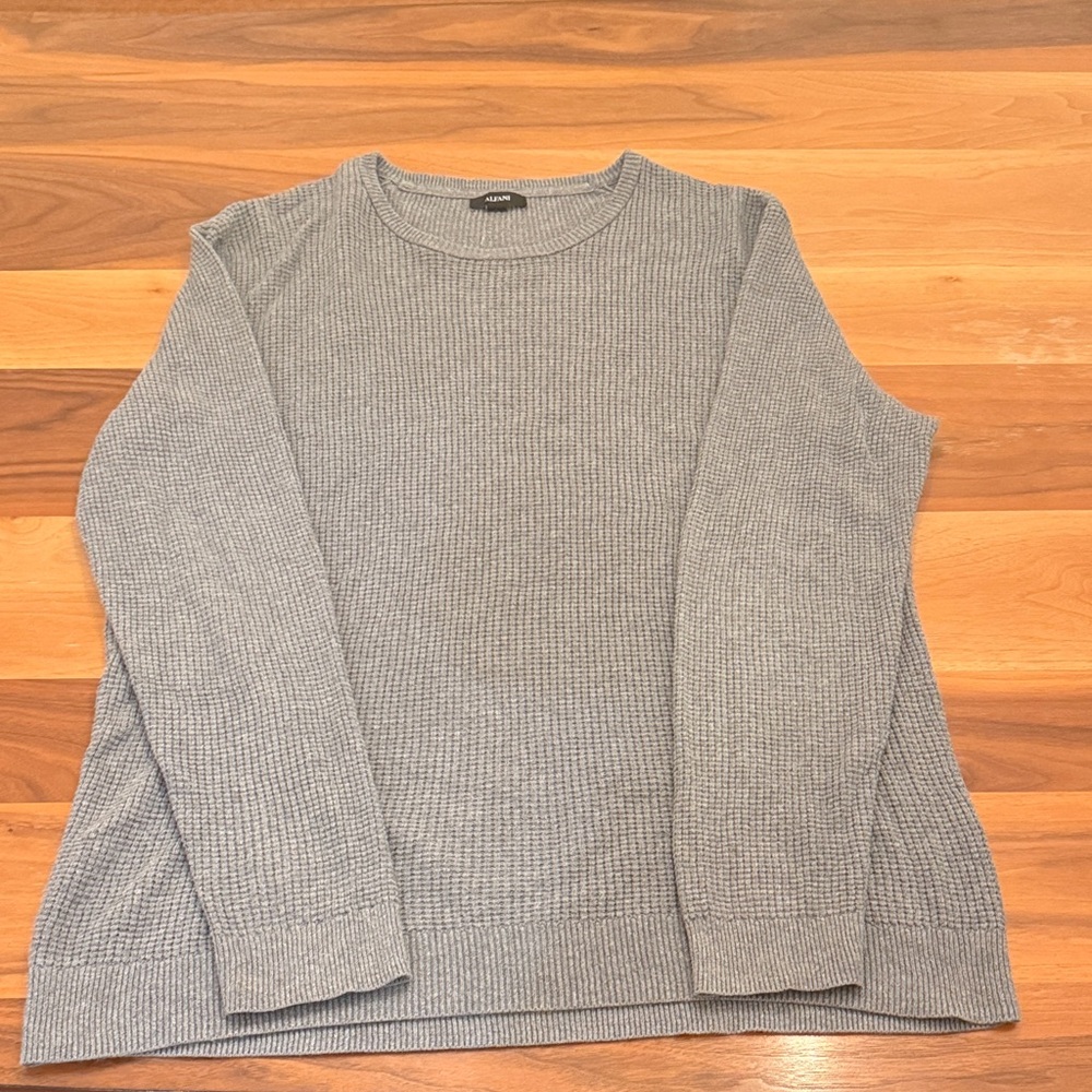 Alfani Men's Crewneck Sweater in Gray